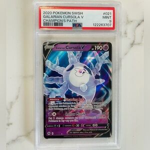 Galarian Cursola V Pokémon Card